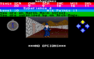Alternate Reality: The City (Amiga) screenshot: Surprised by an arch-mage