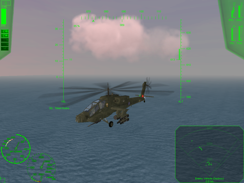 Screenshot of AH-64 Apache Air Assault (Windows, 2003) - MobyGames