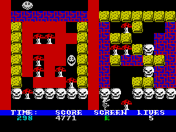 Screenshot of Rockman (ZX Spectrum, 1985) - MobyGames