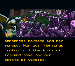 King Arthur & the Knights of Justice (SNES) screenshot: Intro part 2