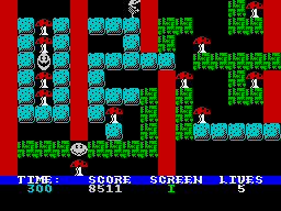 Rockman (ZX Spectrum) screenshot: Screen I.