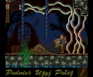 Gate 2 Freedom (Amiga) screenshot: Carrying object
