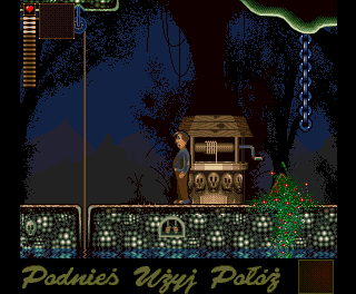 Gate 2 Freedom (Amiga) screenshot: Nearby the well