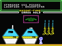 Knight Tyme (MSX) screenshot: Cargo hold