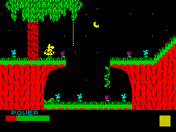 Sir Fred (ZX Spectrum) screenshot: Game start
