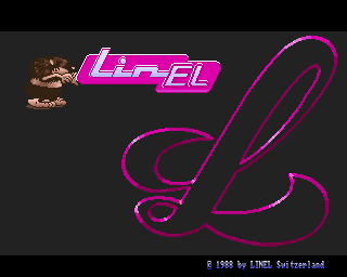 Crack (Amiga) screenshot: Linel Logo.