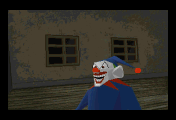 Alone in the Dark 2 (SEGA Saturn) screenshot: Why bother with textures - flat-shaded stuff looks better anyway!