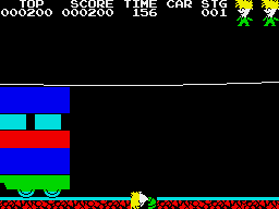 Stop the Express (ZX Spectrum) screenshot: Loss of life.
