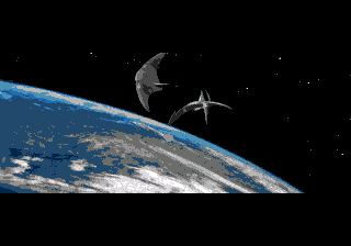 Stellar-Fire (SEGA CD) screenshot: Opening interplanetary shot