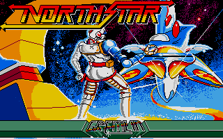 NorthStar (Atari ST) screenshot: The title screen