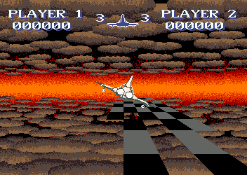 Slip Stream (Amiga) screenshot: Start of actual gameplay