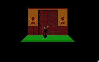 007: James Bond - The Stealth Affair (Amiga) screenshot: What's behind those doors?
