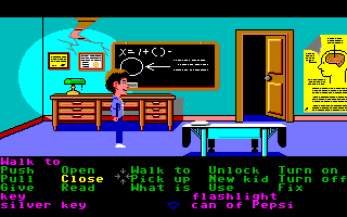 Maniac Mansion (Amiga) screenshot: In the medical room.