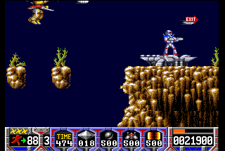 Turrican (Amiga) screenshot: Level exit