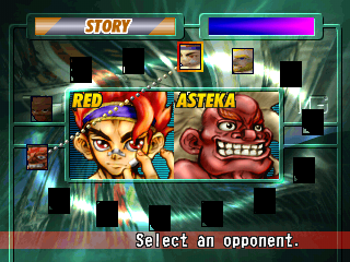 Kickboxing (PlayStation) screenshot: Select an opponent.