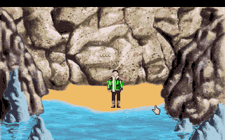 King's Quest VI: Heir Today, Gone Tomorrow (Amiga) screenshot: Cliffs of Logic.