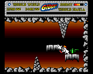 Wibble World Giddy: Wibble Mania! (Amiga) screenshot: Oil can