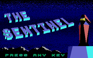 The Sentry (Amiga) screenshot: Title screen