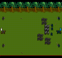 Lords of the Rising Sun (TurboGrafx CD) screenshot: Looks like things are going well for us!