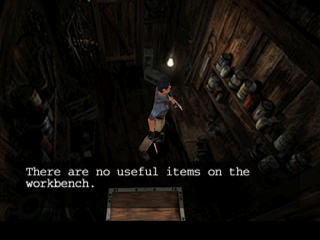 Evil Dead: Hail to the King (PlayStation) screenshot: Storeroom