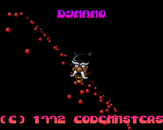 Captain Dynamo (Amiga) screenshot: Animated title screen