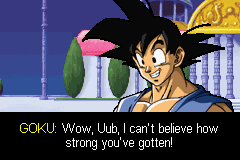Dragon Ball GT: Transformation (Game Boy Advance) screenshot: Goku in the intro