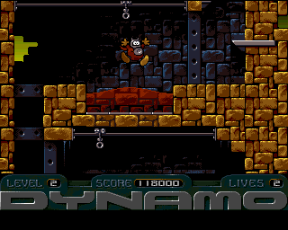 Captain Dynamo (Amiga) screenshot: Death