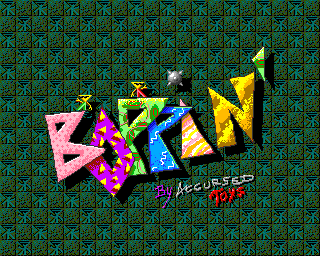 Boppin' (Amiga) screenshot: Title screen