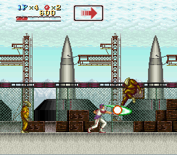 Run Saber (SNES) screenshot: The first level