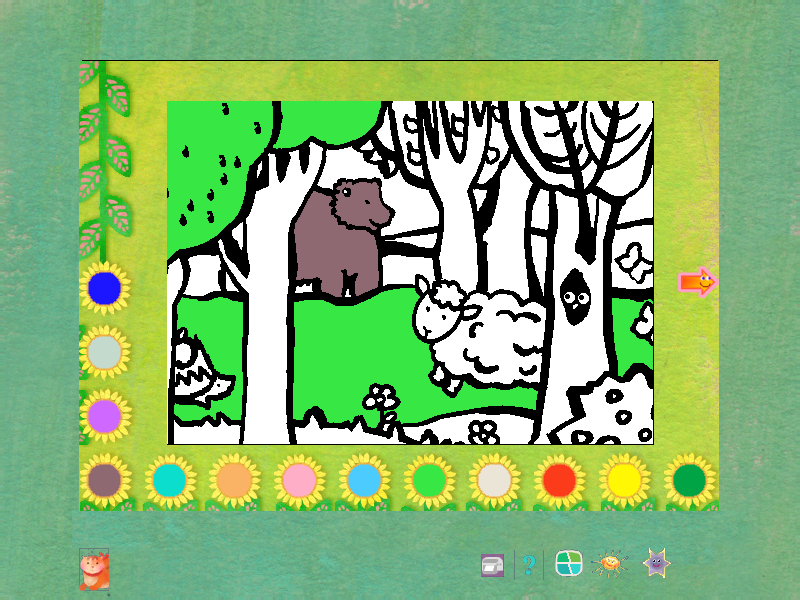 O dobrym pasterzu: Przypowieść biblijna (Windows) screenshot: Coloring book