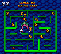 Fun 'N Games (SNES) screenshot: Mouse Maze