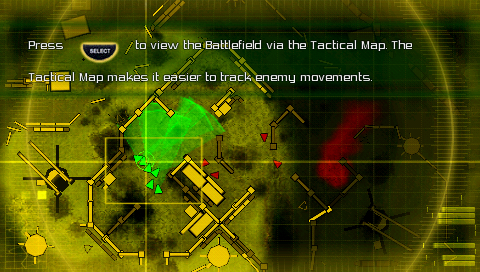Warhammer 40,000: Squad Command (PSP) screenshot: Tactical map