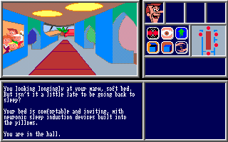The Jetsons: George Jetson and the Legend of Robotopia (Amiga) screenshot: Apartment hall