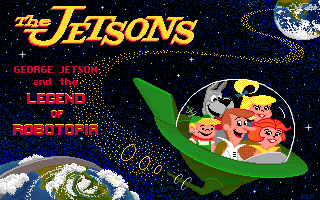 The Jetsons: George Jetson and the Legend of Robotopia (Amiga) screenshot: Title screen