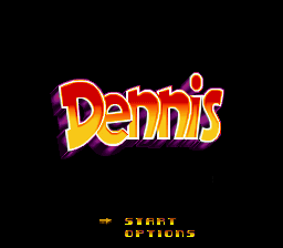Dennis the Menace (SNES) screenshot: Title screen