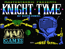Knight Tyme (MSX) screenshot: Loading screen
