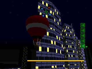 Kaze no NOTAM (PlayStation) screenshot: Windy City: amongst the teeth of the metropolis