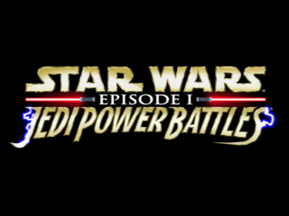 Star Wars: Episode I - Jedi Power Battles (PlayStation) screenshot: Title screen