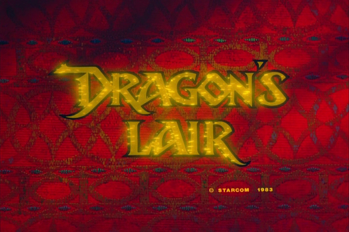 Dragon's Lair (Arcade) screenshot: Title screen