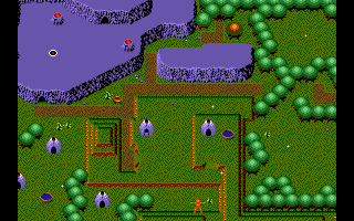 Legends (Amiga) screenshot: America map
