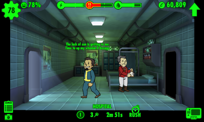 Screenshot Of Fallout Shelter Android 2015 Mobygames