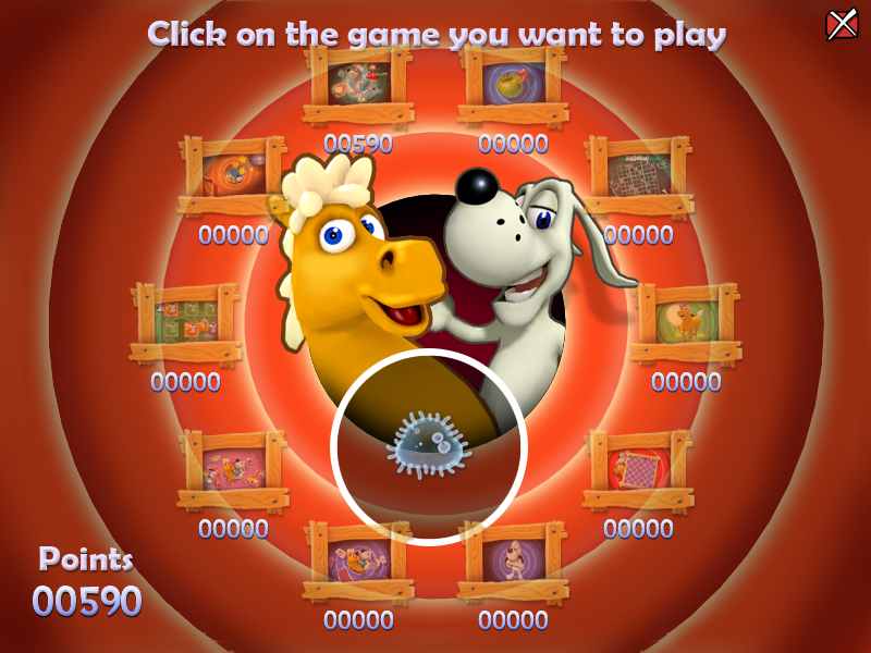 Willy & Boris: 10 Fun Games (Windows) screenshot: Main menu