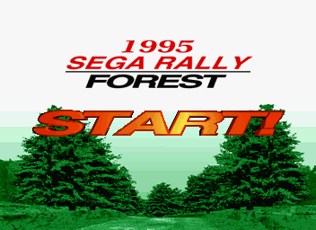 SEGA Rally Championship (SEGA Saturn) screenshot: Forest loading screen