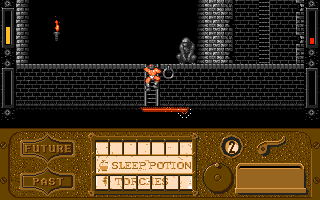 Theme Park Mystery (Amiga) screenshot: Boat ride