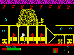 Sir Fred (ZX Spectrum) screenshot: Stable.