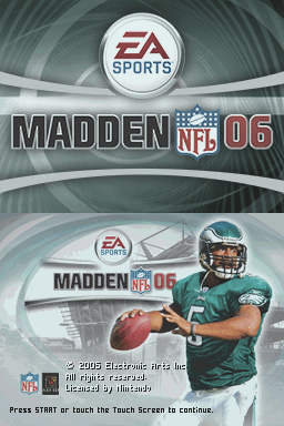 Madden NFL 06 - Nintendo DS, Nintendo DS