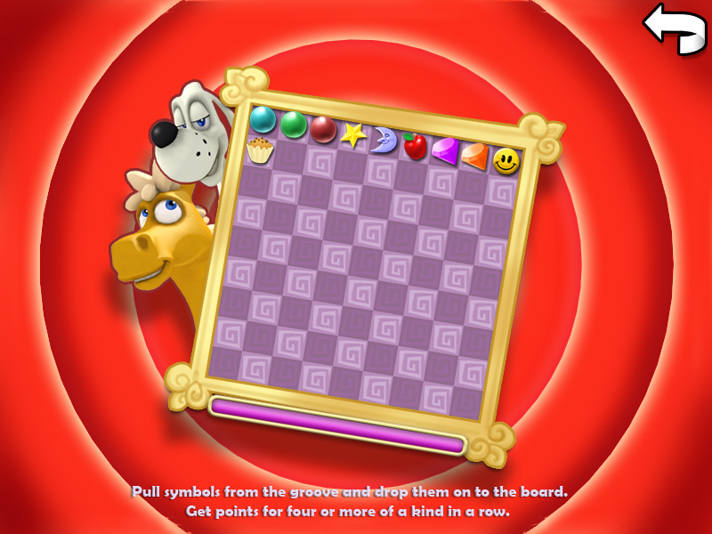 Willy & Boris: 10 Fun Games (Windows) screenshot: Puzzle game - start screen