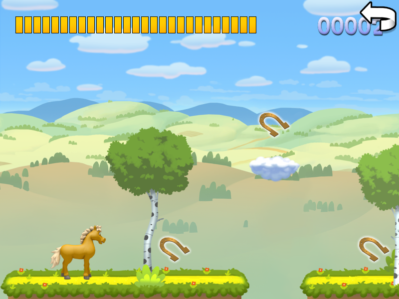 Willy & Boris: 10 Fun Games (Windows) screenshot: Platform game - starting out