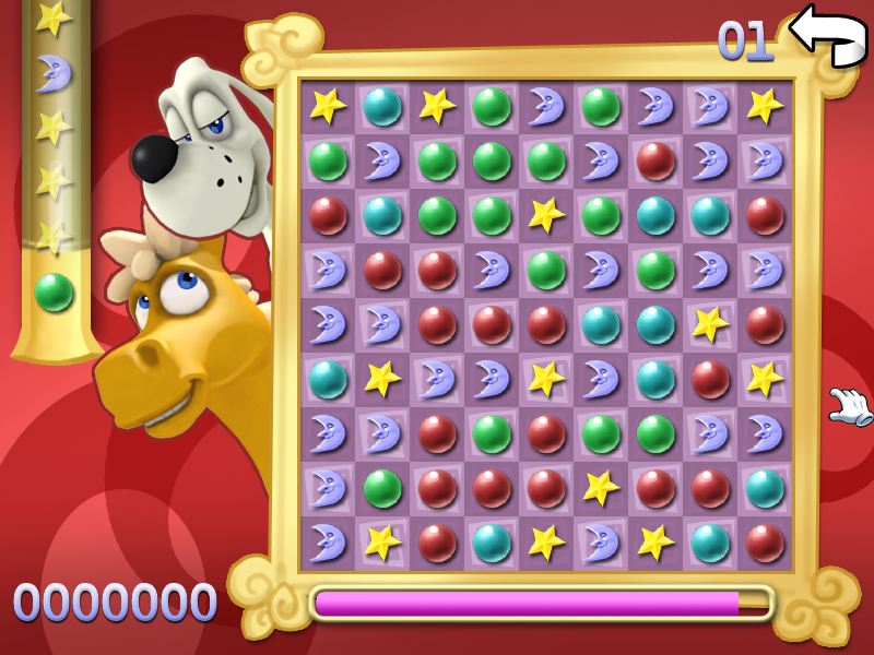 Willy & Boris: 10 Fun Games (Windows) screenshot: Puzzle game - game in progress