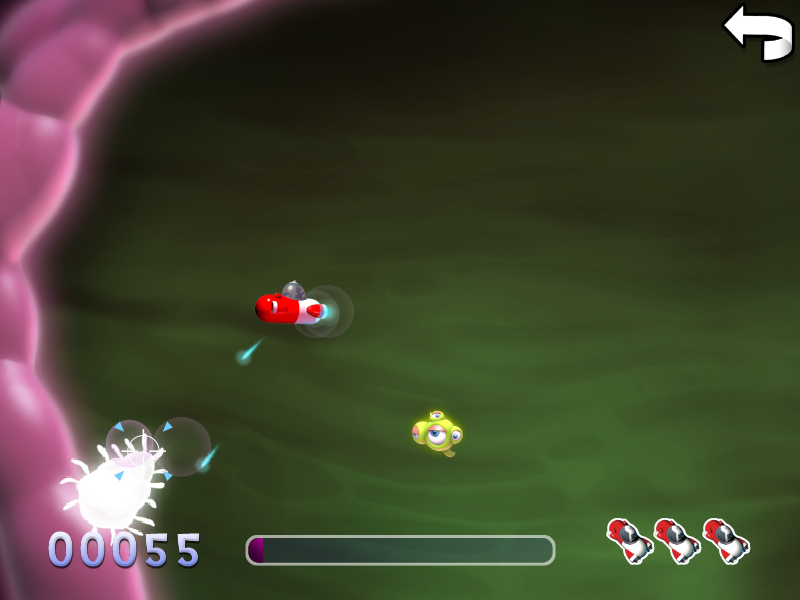 Willy & Boris: 10 Fun Games (Windows) screenshot: Shoot 'em up - blasting away at baddies